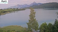 Archiv Foto Webcam Füssen: Blick auf den Weißensee vom Hotel Seespitz 17:00
