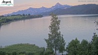 Archiv Foto Webcam Füssen: Blick auf den Weißensee vom Hotel Seespitz 19:00