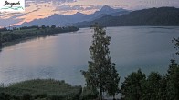 Archiv Foto Webcam Füssen: Blick auf den Weißensee vom Hotel Seespitz 03:00