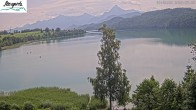 Archiv Foto Webcam Füssen: Blick auf den Weißensee vom Hotel Seespitz 09:00