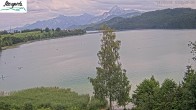 Archiv Foto Webcam Füssen: Blick auf den Weißensee vom Hotel Seespitz 13:00