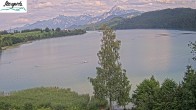 Archiv Foto Webcam Füssen: Blick auf den Weißensee vom Hotel Seespitz 15:00