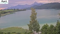 Archiv Foto Webcam Füssen: Blick auf den Weißensee vom Hotel Seespitz 05:00