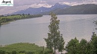 Archiv Foto Webcam Füssen: Blick auf den Weißensee vom Hotel Seespitz 07:00