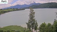 Archiv Foto Webcam Füssen: Blick auf den Weißensee vom Hotel Seespitz 11:00