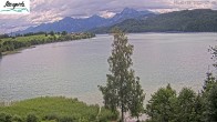 Archiv Foto Webcam Füssen: Blick auf den Weißensee vom Hotel Seespitz 09:00