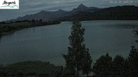 Archiv Foto Webcam Füssen: Blick auf den Weißensee vom Hotel Seespitz 03:00