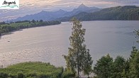 Archiv Foto Webcam Füssen: Blick auf den Weißensee vom Hotel Seespitz 05:00