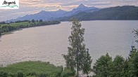 Archiv Foto Webcam Füssen: Blick auf den Weißensee vom Hotel Seespitz 06:00