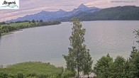 Archiv Foto Webcam Füssen: Blick auf den Weißensee vom Hotel Seespitz 07:00