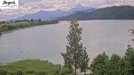 Archiv Foto Webcam Füssen: Blick auf den Weißensee vom Hotel Seespitz 11:00