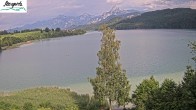 Archiv Foto Webcam Füssen: Blick auf den Weißensee vom Hotel Seespitz 15:00