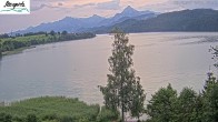 Archiv Foto Webcam Füssen: Blick auf den Weißensee vom Hotel Seespitz 05:00
