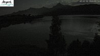 Archiv Foto Webcam Füssen: Blick auf den Weißensee vom Hotel Seespitz 23:00