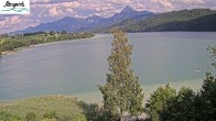 Archiv Foto Webcam Füssen: Blick auf den Weißensee vom Hotel Seespitz 15:00
