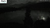 Archiv Foto Webcam Füssen: Blick auf den Weißensee vom Hotel Seespitz 23:00