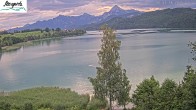 Archiv Foto Webcam Füssen: Blick auf den Weißensee vom Hotel Seespitz 05:00