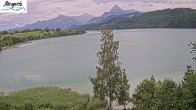 Archiv Foto Webcam Füssen: Blick auf den Weißensee vom Hotel Seespitz 09:00