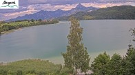 Archiv Foto Webcam Füssen: Blick auf den Weißensee vom Hotel Seespitz 17:00