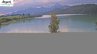 Archiv Foto Webcam Füssen: Blick auf den Weißensee vom Hotel Seespitz 05:00