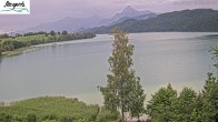 Archiv Foto Webcam Füssen: Blick auf den Weißensee vom Hotel Seespitz 09:00