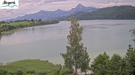 Archiv Foto Webcam Füssen: Blick auf den Weißensee vom Hotel Seespitz 09:00