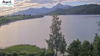 Archiv Foto Webcam Füssen: Blick auf den Weißensee vom Hotel Seespitz 06:00