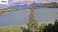 Archiv Foto Webcam Füssen: Blick auf den Weißensee vom Hotel Seespitz 15:00