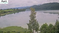 Archiv Foto Webcam Füssen: Blick auf den Weißensee vom Hotel Seespitz 13:00