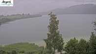 Archiv Foto Webcam Füssen: Blick auf den Weißensee vom Hotel Seespitz 13:00