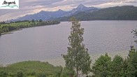 Archiv Foto Webcam Füssen: Blick auf den Weißensee vom Hotel Seespitz 09:00