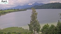 Archiv Foto Webcam Füssen: Blick auf den Weißensee vom Hotel Seespitz 13:00