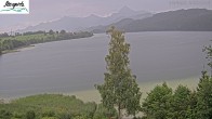 Archiv Foto Webcam Füssen: Blick auf den Weißensee vom Hotel Seespitz 15:00