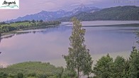 Archiv Foto Webcam Füssen: Blick auf den Weißensee vom Hotel Seespitz 19:00