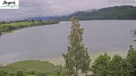Archiv Foto Webcam Füssen: Blick auf den Weißensee vom Hotel Seespitz 13:00