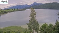 Archiv Foto Webcam Füssen: Blick auf den Weißensee vom Hotel Seespitz 17:00