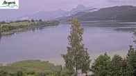 Archiv Foto Webcam Füssen: Blick auf den Weißensee vom Hotel Seespitz 19:00