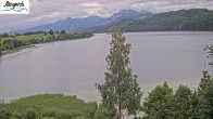 Archiv Foto Webcam Füssen: Blick auf den Weißensee vom Hotel Seespitz 09:00