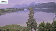 Archiv Foto Webcam Füssen: Blick auf den Weißensee vom Hotel Seespitz 19:00