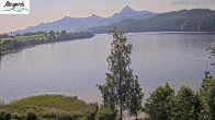 Archiv Foto Webcam Füssen: Blick auf den Weißensee vom Hotel Seespitz 08:00