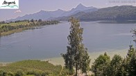 Archiv Foto Webcam Füssen: Blick auf den Weißensee vom Hotel Seespitz 11:00