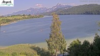 Archiv Foto Webcam Füssen: Blick auf den Weißensee vom Hotel Seespitz 15:00