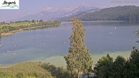 Archiv Foto Webcam Füssen: Blick auf den Weißensee vom Hotel Seespitz 15:00
