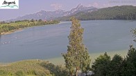 Archiv Foto Webcam Füssen: Blick auf den Weißensee vom Hotel Seespitz 15:00