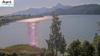 Archiv Foto Webcam Füssen: Blick auf den Weißensee vom Hotel Seespitz 07:00