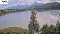 Archiv Foto Webcam Füssen: Blick auf den Weißensee vom Hotel Seespitz 09:00