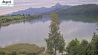 Archiv Foto Webcam Füssen: Blick auf den Weißensee vom Hotel Seespitz 09:00