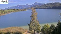 Archiv Foto Webcam Füssen: Blick auf den Weißensee vom Hotel Seespitz 13:00