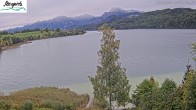 Archiv Foto Webcam Füssen: Blick auf den Weißensee vom Hotel Seespitz 07:00