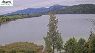 Archiv Foto Webcam Füssen: Blick auf den Weißensee vom Hotel Seespitz 08:00